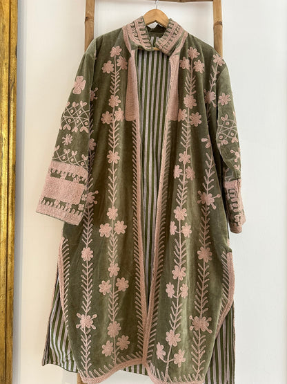 Casaco Comprido Veludo